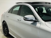 USED 2017 17 MERCEDES-BENZ C-CLASS 2.1 C250d AMG Line Premium Saloon 4dr Diesel G-Tronic+ Euro 6 (s/s) (204 ps) Iridium Silver | Black Leather Interior | Panoramic Roof | 19 Inch AMG Wheels | Heated Seats | ULEZ OK