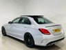 USED 2017 17 MERCEDES-BENZ C-CLASS 2.1 C250d AMG Line Premium Saloon 4dr Diesel G-Tronic+ Euro 6 (s/s) (204 ps) Iridium Silver | Black Leather Interior | Panoramic Roof | 19 Inch AMG Wheels | Heated Seats | ULEZ OK