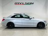 USED 2017 17 MERCEDES-BENZ C-CLASS 2.1 C250d AMG Line Premium Saloon 4dr Diesel G-Tronic+ Euro 6 (s/s) (204 ps) Iridium Silver | Black Leather Interior | Panoramic Roof | 19 Inch AMG Wheels | Heated Seats | ULEZ OK