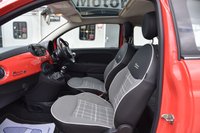 USED 2018 18 FIAT 500 1.2 Lounge Hatchback 3dr Petrol Manual Euro 6 (s/s) (69 bhp) ULEZ Free | 2 Keys | Full Service History | 1 Fomer Keeper | Glass Panoramic Roof | Satelite Navigation | Bluetooth Connectivity | DAB Digital Radio | Dual Zone Climate Control | MOT Valid