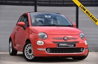 USED 2018 18 FIAT 500 1.2 Lounge Hatchback 3dr Petrol Manual Euro 6 (s/s) (69 bhp) ULEZ Free | 2 Keys | Full Service History | 1 Fomer Keeper | Glass Panoramic Roof | Satelite Navigation | Bluetooth Connectivity | DAB Digital Radio | Dual Zone Climate Control | MOT Valid