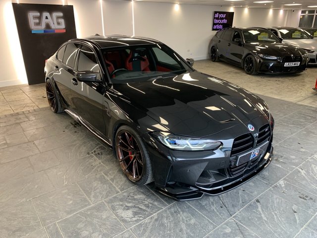 USED 2022 22 BMW M3 3.0 BiTurbo Competition Saloon 4dr Petrol Steptronic M xDrive Euro 6 (s/s) (510 ps) HIGH SPEC | STUNNING COMBO