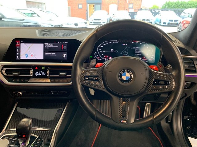 USED 2022 22 BMW M3 3.0 BiTurbo Competition Saloon 4dr Petrol Steptronic M xDrive Euro 6 (s/s) (510 ps) HIGH SPEC | STUNNING COMBO