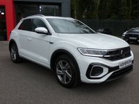 USED 2022 72 VOLKSWAGEN T-ROC 1.5 TSI R-Line 5d DSG 150 S/S 1 OWNER, FULL SERVICE HISTORY, SAT NAV, ACTIVE INFO DISPLAY (DIGITAL DASH), HEATED SEATS, APP-CONNECT FOR APPLE CARPLAY & ANDROID AUTO, ADAPTIVE CRUISE CONTROL & SPEED LIMITER, FRONT ASSIST, LANE ASSIST, DYNAMIC ROAD SIGN DISPLAY, FRONT & REAR PARKING SENSORS, PARK ASSIST, DAB RADIO, BLUETOOTH PHONE & MUSIC, DSG AUTOMATIC GEARBOX, LED DRL'S, PRIVACY, 17 INCH ALLOYS, POWER FOLDING MIRRORS, FLAT BOTTOM TIPTRONIC MFSW, RAIN & LIGHT SENSORS, AUTO HOLD, CLIMATE CONTROL, DRIVE SELECT, 4x USB C PORTS