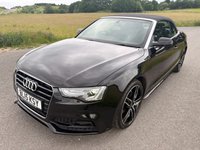 USED 2015 15 AUDI A5 CABRIOLET 2.0 TDI S line Special Edition Plus Convertible 2dr Diesel Multitronic Euro 5 (s/s) (177 ps) FULL AUDI HISTORY NEW TYRES RECENT MOT AUTOMATIC