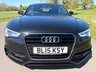 USED 2015 15 AUDI A5 CABRIOLET 2.0 TDI S line Special Edition Plus Convertible 2dr Diesel Multitronic Euro 5 (s/s) (177 ps) FULL AUDI HISTORY NEW TYRES RECENT MOT AUTOMATIC