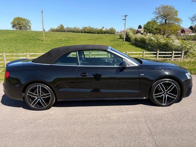 View our Audi A5 Cabriolet 2.0 TDI S line Special Edition Plus Convertible 2dr Diesel Multitronic Euro 5 (s/s) (177 ps)