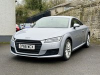USED 2017 66 AUDI TT 2.0 TDI ultra Sport Coupe 3dr Diesel Manual Euro 6 (s/s) (184 ps) 2 OWNERS FROM NEW+SERVICE HISTORY+CRUISE CONTROL+18 INCH ALLOY WHEELS+FINANCE AVAILABLE