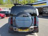 USED 2023 23 LAND ROVER DEFENDER D250 MHEV X-Dynamic SE SUV 3.0 Diesel Auto 4WD Euro 6 (s/s) (250 ps) Metallic Tasman Blue with contrast Black panoramic glass sunroof, 20-inch satin Wheels++