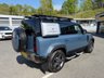 USED 2023 23 LAND ROVER DEFENDER D250 MHEV X-Dynamic SE SUV 3.0 Diesel Auto 4WD Euro 6 (s/s) (250 ps) Metallic Tasman Blue with contrast Black panoramic glass sunroof, 20-inch satin Wheels++