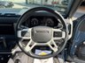 USED 2023 23 LAND ROVER DEFENDER D250 MHEV X-Dynamic SE SUV 3.0 Diesel Auto 4WD Euro 6 (s/s) (250 ps) Metallic Tasman Blue with contrast Black panoramic glass sunroof, 20-inch satin Wheels++