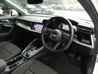 USED 2022 71 AUDI A3 Sportback 1.0 TFSI 30 Technik 5d S Tronic 110 S/S SAT NAV, VIRTUAL COCKPIT, APPLE CARPLAY / ANDROID AUTO, REAR PARKING SENSORS, DAB RADIO, BLUETOOTH, S TRONIC AUTOMATIC, ELECTRIC FOLDING HEATED DOOR MIRRORS, AUDI PRE SENSE, DISTANCE WARNING, LANE DEPARTURE WARNING, HILL HOLD ASSIST, LEATHER TIPTRONIC MULTIFUNCTION STEERING WHEEL (PADDLE SHIFT), CRUISE CONTROL & SPEED LIMITER, RAIN & LIGHT SENSORS, KEYLESS START, VOICE CONTROL, ELECTRONIC AIR CON, ISO FIX, BLACK CLOTH INTERIOR, 1 OWNER FROM NEW, GOOD SERVICE HISTORY