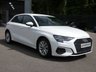 USED 2022 71 AUDI A3 Sportback 1.0 TFSI 30 Technik 5d S Tronic 110 S/S SAT NAV, VIRTUAL COCKPIT, APPLE CARPLAY / ANDROID AUTO, REAR PARKING SENSORS, DAB RADIO, BLUETOOTH, S TRONIC AUTOMATIC, ELECTRIC FOLDING HEATED DOOR MIRRORS, AUDI PRE SENSE, DISTANCE WARNING, LANE DEPARTURE WARNING, HILL HOLD ASSIST, LEATHER TIPTRONIC MULTIFUNCTION STEERING WHEEL (PADDLE SHIFT), CRUISE CONTROL & SPEED LIMITER, RAIN & LIGHT SENSORS, KEYLESS START, VOICE CONTROL, ELECTRONIC AIR CON, ISO FIX, BLACK CLOTH INTERIOR, 1 OWNER FROM NEW, GOOD SERVICE HISTORY
