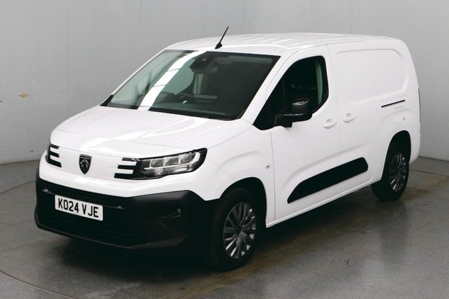 2024 24 PEUGEOT PARTNER 1.5 BlueHDi 950 Asphalt 100 BHP LWB Euro 6 ULEZ Compliant Parking Package | Sat Nav | Air Conditioning | Apple CarPlay | Android Auto