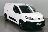 USED 2024 24 PEUGEOT PARTNER 1.5 BlueHDi 950 Asphalt 100 BHP LWB Euro 6 ULEZ Compliant Parking Package | Sat Nav | Air Conditioning | Apple CarPlay | Android Auto