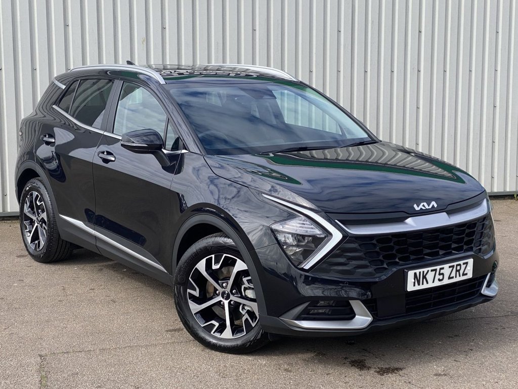 USED 2025 75 KIA SPORTAGE 1.6 h T-GDi 3 SUV 5dr Petrol Hybrid Auto Euro 6 (s/s) (207 bhp) CARPLAY+CAMERA+SAT NAV+CRUISE