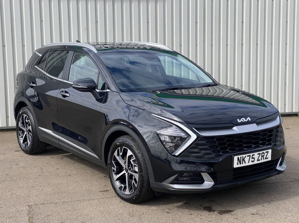 USED 2025 75 KIA SPORTAGE 1.6 h T-GDi 3 SUV 5dr Petrol Hybrid Auto Euro 6 (s/s) (207 bhp) CARPLAY+CAMERA+SAT NAV+CRUISE