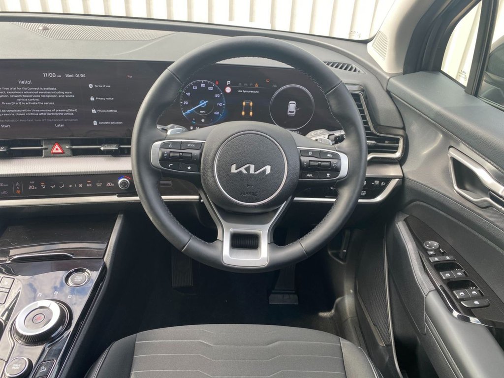 USED 2025 75 KIA SPORTAGE 1.6 h T-GDi 3 SUV 5dr Petrol Hybrid Auto Euro 6 (s/s) (207 bhp) CARPLAY+CAMERA+SAT NAV+CRUISE