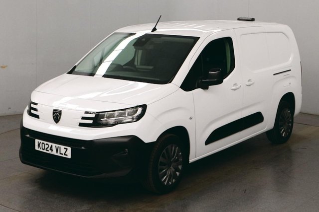 2024 24 PEUGEOT PARTNER 1.5 BlueHDi 950 Asphalt 100 BHP LWB Euro 6 ULEZ Compliant Parking Package | Sat Nav | Air Conditioning | Apple CarPlay | Android Auto