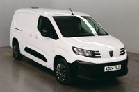 USED 2024 24 PEUGEOT PARTNER 1.5 BlueHDi 950 Asphalt 100 BHP LWB Euro 6 ULEZ Compliant Parking Package | Sat Nav | Air Conditioning | Apple CarPlay | Android Auto