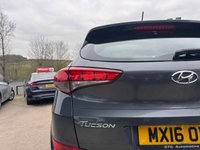 USED 2016 16 HYUNDAI TUCSON 1.7 CRDI BLUE DRIVE SE NAV SUV 5DR DIESEL AUTOMATIC EURO 6 (S/S) (116 PS) 6 MONTHS DEALER WARRANTY AND AA