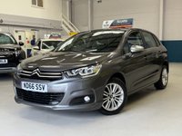 USED 2016 66 CITROEN C4 1.6 BlueHDi Flair Hatchback 5 Door Diesel Manual Grey Euro 6 1 Former Keeper Low Tax CRUISE+DAB RADIO+BLUETOOTH+USB