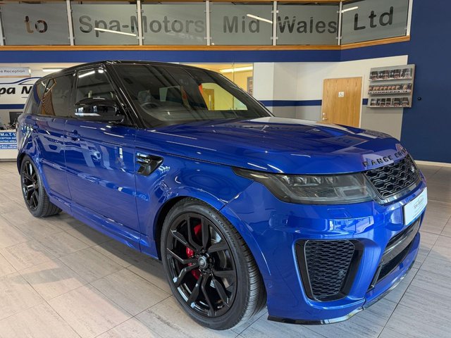 View our Land Rover Range Rover Sport 5.0 P575 V8 GPF SVR SUV 5dr Petrol Auto 4WD Euro 6 (s/s) (575 ps)