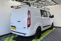 USED 2018 18 FORD TRANSIT CUSTOM 2.0 300 EcoBlue Crew Van Double Cab 5dr Diesel Manual L1 H1 Euro 6 (6 Seat) (105 ps) BRAND NEW WHEELS AND TYRES ARE EXTRA COST