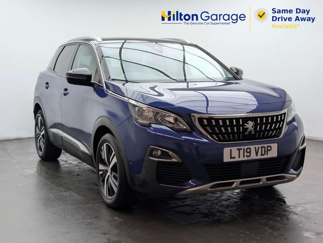 USED 2019 19 PEUGEOT 3008 1.5 3008 Allure Blue HDi S/S Auto 5dr CLICK & COLLECT/ HOME DELIVERY