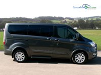USED 2018 18 FORD TOURNEO CUSTOM 2.0 310 EcoBlue Titanium Minibus Double Cab 5dr Diesel Manual L1 Euro 6 (s/s) (130 ps) power ramp