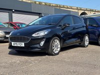 USED 2019 19 FORD FIESTA 1.0T EcoBoost GPF Titanium Hatchback 5dr Petrol Manual Euro 6 (s/s) (125 ps) LOW MILES + 1 OWNER + SAT NAV + FSH + CARPLAY + SENSORS