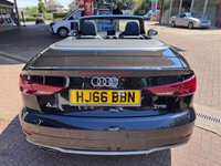 USED 2016 66 AUDI A3 CABRIOLET 1.4 TFSI CoD S line Convertible 2dr Petrol S Tronic Euro 6 (s/s) (150 ps) Free MOT for Life