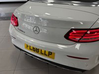 USED 2018 68 MERCEDES-BENZ C-CLASS 2.0 C220d AMG Line (Premium Plus) Cabriolet 2dr Diesel G-Tronic+ Euro 6 (s/s) (194 ps) STUNNING WHITE, AMG, PREMIUM PLUS