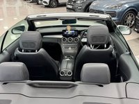 USED 2018 68 MERCEDES-BENZ C-CLASS 2.0 C220d AMG Line (Premium Plus) Cabriolet 2dr Diesel G-Tronic+ Euro 6 (s/s) (194 ps) STUNNING WHITE, AMG, PREMIUM PLUS