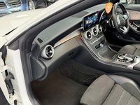 USED 2018 68 MERCEDES-BENZ C-CLASS 2.0 C220d AMG Line (Premium Plus) Cabriolet 2dr Diesel G-Tronic+ Euro 6 (s/s) (194 ps) STUNNING WHITE, AMG, PREMIUM PLUS