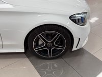 USED 2018 68 MERCEDES-BENZ C-CLASS 2.0 C220d AMG Line (Premium Plus) Cabriolet 2dr Diesel G-Tronic+ Euro 6 (s/s) (194 ps) STUNNING WHITE, AMG, PREMIUM PLUS