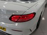 USED 2018 68 MERCEDES-BENZ C-CLASS 2.0 C220d AMG Line (Premium Plus) Cabriolet 2dr Diesel G-Tronic+ Euro 6 (s/s) (194 ps) STUNNING WHITE, AMG, PREMIUM PLUS