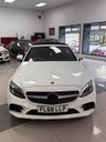USED 2018 68 MERCEDES-BENZ C-CLASS 2.0 C220d AMG Line (Premium Plus) Cabriolet 2dr Diesel G-Tronic+ Euro 6 (s/s) (194 ps) STUNNING WHITE, AMG, PREMIUM PLUS