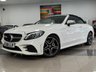 USED 2018 68 MERCEDES-BENZ C-CLASS 2.0 C220d AMG Line (Premium Plus) Cabriolet 2dr Diesel G-Tronic+ Euro 6 (s/s) (194 ps) STUNNING WHITE, AMG, PREMIUM PLUS
