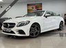 USED 2018 68 MERCEDES-BENZ C-CLASS 2.0 C220d AMG Line (Premium Plus) Cabriolet 2dr Diesel G-Tronic+ Euro 6 (s/s) (194 ps) STUNNING WHITE, AMG, PREMIUM PLUS