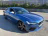 USED 2018 68 VOLVO S90 2.0 D5 PowerPulse R-Design Pro Saloon 4dr Diesel Auto AWD Euro 6-2 FORMER KEEPERS FINISHED IN BURSTING BLUE WITH HALF LEATHER UPHOLSTERY-HEATED SEATS-HEATED STEERING WHEEL-REAR BLINDS-BLUETOOTH-CRUISE CONTROL-SATNAV-PARKING SENSORS-DAB RADIO-ELECTRIC FOLDING MIRRORS-ELECTRIC MEMORY SEAT-DUAL ZONE CLIMATE CONTROL 