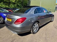 USED 2018 18 MERCEDES-BENZ C-CLASS 2.1 C220d Sport (Premium) Saloon 4dr Diesel G-Tronic+ Euro 6 (s/s) (170 ps) 1 OWNER + PREMIUM PLUS + SUNROOF + HEATED LEATHER + AUTO