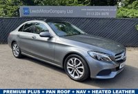 USED 2018 18 MERCEDES-BENZ C-CLASS 2.1 C220d Sport (Premium) Saloon 4dr Diesel G-Tronic+ Euro 6 (s/s) (170 ps) 1 OWNER + PREMIUM PLUS + SUNROOF + HEATED LEATHER + AUTO