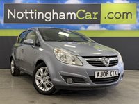 USED 2008 08 VAUXHALL CORSA 1.4i 16v Design Hatchback 5dr Petrol Automatic (a/c) (158 g/km, 89 bhp) 