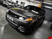 USED 2016 16 LAND ROVER RANGE ROVER SPORT 5.0 V8 Autobiography Dynamic SUV 5dr Petrol Auto 4WD Euro 6 (s/s) (510 ps) 7 SEATS 2016 RANGEROVER SPORT AUTOBIOGRAPHY DYNAMIC 5.0 SUPERCHARGED V8 510 PS 7 SEATS - 8 SERVICES TO 83K - CORRIS GREY - BLACK PACK - GLASS APNROOF - ELECTRIC DEPLOY SIDE STEPS - POWERBOOT - CONTRAST BLACK ROOF