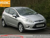 USED 2009 09 FORD FIESTA 1.4 ZETEC TDCI 3d 68 BHP FULL MOT AND RECENTLY SERVICED AT 78k FANTASTIC Mpg