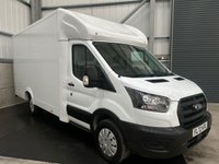 USED 2022 72 FORD TRANSIT 350 LOW LOADER LUTON 2.0 ECOBLUE 130PS FWD LEADER - NO VAT 