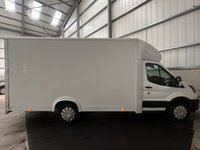 USED 2022 72 FORD TRANSIT 350 LOW LOADER LUTON 2.0 ECOBLUE 130PS FWD LEADER - NO VAT 