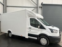 USED 2022 72 FORD TRANSIT 350 LOW LOADER LUTON 2.0 ECOBLUE 130PS FWD LEADER - NO VAT 