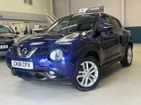 USED 2018 18 NISSAN JUKE 1.5 dCi Acenta SUV 5 Door Diesel Manual Blue Euro 6 1 Former Keeper +BLUETOOTH+REAR PARK SENSORS+